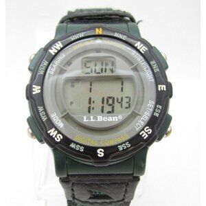Men's Freestyle LL Bean Quartz WR Digital Compass Outdoor Round Watch (G154)